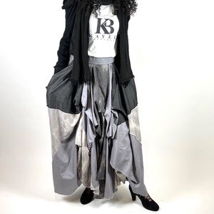 Size XL TOV HOLY Draped Maxi Skirt with Pockets